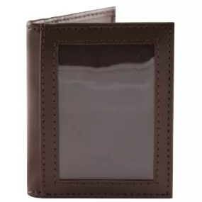 'Charlie' - Vegan Bi-Fold Wallet by The Vegan Collection  - Brown