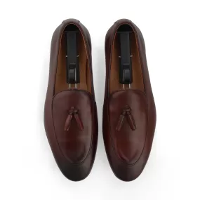 Classic Tassle Loafers-Brown