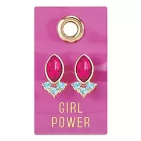 Girl Power Gemstone Earrings