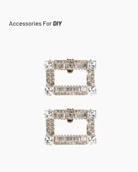 Glod Diamond Square Buckle