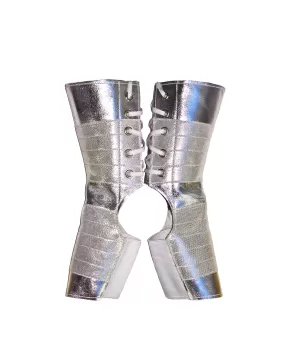 Short Silver CINDERELLA Aerial Boots