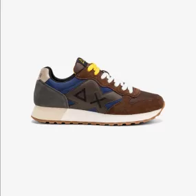 Sun68 men's sneakers Jaki Colors Z41112 0708 blue-brown